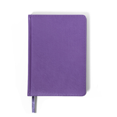Ежедневник недатированный Campbell, А5, фиолетовый, белый блок