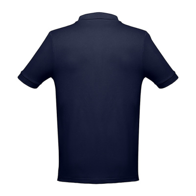 Рубашка-поло мужская ADAM, темно-синий, M, 100% хлопок, плотность 195 г/м2
