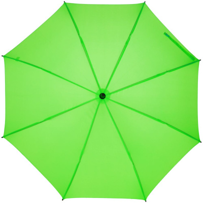 Зонт-трость Undercolor с цветными спицами, зеленое яблоко