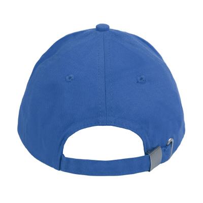 Бейсболка "Standard,", 5 клиньев, металлическая застежка; синий; 100% хлопок; плотность 175 г/м2