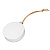 Портативная bluetooth-колонка STRAP, белый с коричневым, 8,5х4 см, пластик