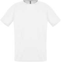 Футболка унисекс Sporty 140 белая, размер S
