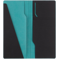 Дорожный органайзер Multimo, черный с бирюзовым Дорожный органайзер Multimo, черный с бирюзовым