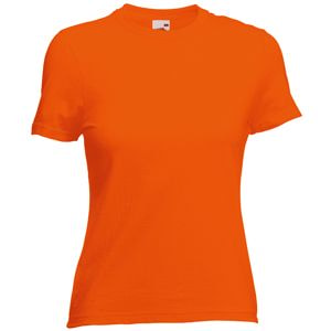 Футболка "Lady-Fit Valueweight T", оранжевый_M, 100% х/б, 165 г/м2
