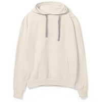 Толстовка с капюшоном Kirenga, молочно-белая Толстовка с капюшоном Kirenga, молочно-белая