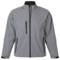 Куртка мужская на молнии Relax 340, серый меланж, размер XXL