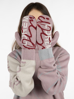 Варежки на заказ Mani, полушерсть