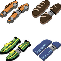 Флешка Gummi на заказ, 64 Гб