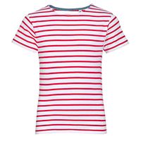 Футболка детская Miles Kids белая с красным Футболка детская Miles Kids белая с красным