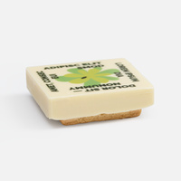 Печенье Dream White в белом шоколаде, квадрат