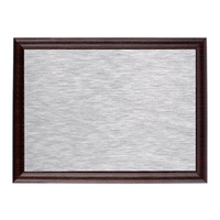 Плакетка Plaque, малая, вишня с серебристой пластиной Плакетка Plaque, малая, вишня с серебристой пластиной