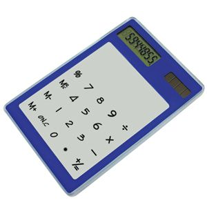 Калькулятор "Touch Panel"; 8х12х0,6 см; пластик