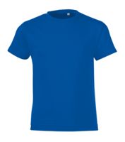 Футболка детская Regent Fit Kids, ярко-синяя, на рост 118-128 см (8 лет)