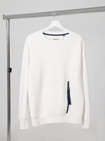 Свитшот унисекс Kosmos 2.0, кремовый Свитшот унисекс Kosmos 2.0, кремовый