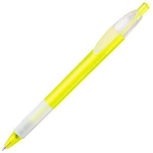 X-1 FROST GRIP, ручка шариковая, фростированный голубой/белый, пластик