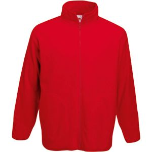 Толстовка "Micro Jacket", красный_S, 100% п/э, 250 г/м2