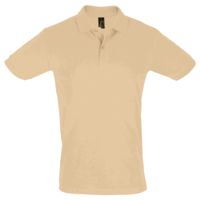 Рубашка поло мужская Perfect Men 180, песочная Рубашка поло мужская Perfect Men 180, песочная