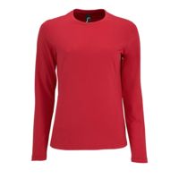 Футболка с длинным рукавом Imperial LSL Women, красная Футболка с длинным рукавом Imperial LSL Women, красная
