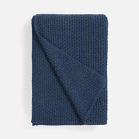 Плед Serenita, синий (джинс) Плед Serenita, синий (джинс)