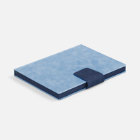 Ежедневник Grande Strap на заказ, датированный, голубой Ежедневник Grande Strap на заказ, датированный, голубой