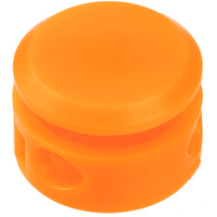 Двойной фиксатор для шнура Brogy, оранжевый неон