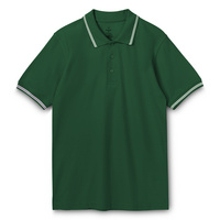 Рубашка поло Virma Stripes, зеленая, размер S