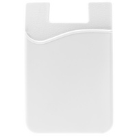 Чехол для карты на телефон Shelley, белый Чехол для карты на телефон Shelley, белый