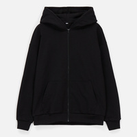 Толстовка унисекс оверсайз Sartoro, черная, размер XS/S