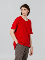 Футболка унисекс Kosmos 1.0, красная Футболка унисекс Kosmos 1.0, красная