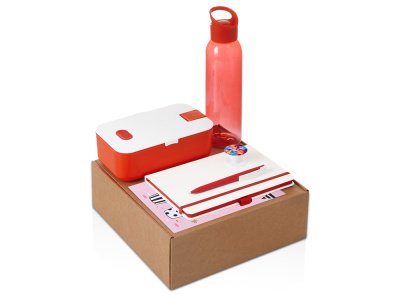 Набор Bitetime с бутылкой для воды, блокнотом, ручкой и ланчбоксом