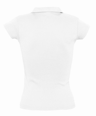 Рубашка поло женская без пуговиц Pretty 220 белая, размер L