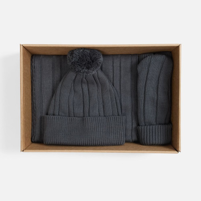 Набор Knit Beat, серый (графит)