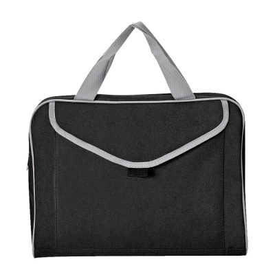 Конференц-сумка "Mail"; черный; 35х30x8 см; полиэстер