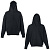 Толстовка Unique Hoodie, серо-лиловый_L, 80% хлопок, 20% полиэстер, 280 г/м2