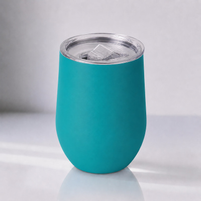 Вакуумная термокружка Sense Gum, непротекаемая крышка, soft-touch