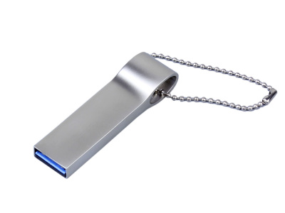 USB 2.0-флешка на 128 Гб с мини чипом и боковым отверстием для цепочки