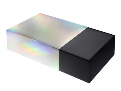 Подарочная коробка с голографическим шубером Aurora, XL