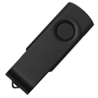 USB flash-карта DOT (32Гб), черный, 5,8х2х1,1см, пластик, металл