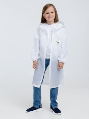 Дождевик детский Rainman Kids белый, 10-12 лет