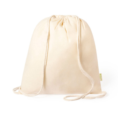 Рюкзак "Tibak", бежевый, 42x38 см, 100% органический хлопок, 120 г/м2
