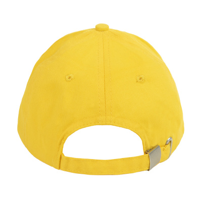 Бейсболка "Standard", 5 клиньев, металлическая застежка; желтый; 100% хлопок; плотность 180 г/м2
