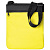 Промо сумка на плечо "Simple"; желтый; 23х28 см; полиэстер