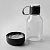 Бутылка для воды 2-в-1 Dog Bowl Bottle со съемной миской для питомцев, 1500 мл