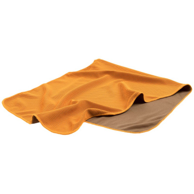 Охлаждающее полотенце Narvik в силиконовом чехле, оранжевое