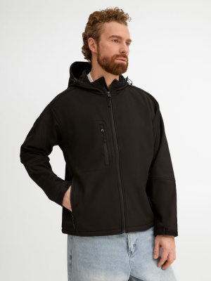 Куртка мужская с капюшоном Replay Men 340 черная, размер XL