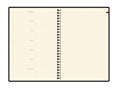 Еженедельник недатированный А5 Concept