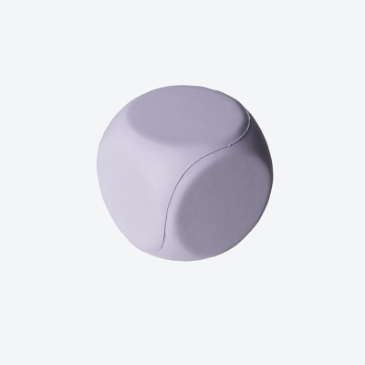 Антистресс  "Куб-приниматель решений"; белый; 6х6х6 см; вспененный каучук