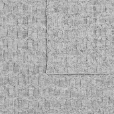 Плед Braidera, серебристо-серый меланж Плед Braidera, серебристо-серый меланж