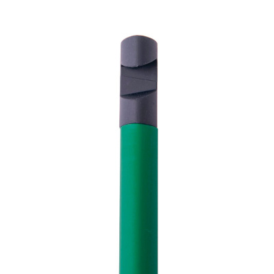 N5 soft,  ручка шариковая, зеленый/черный, пластик,soft-touch, подставка для смартфона