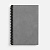 Ежедневник Notera, недатированный, серый
